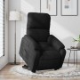 Sillón eléctrico reclinable elevable tela microfibra negro en Sillones | Comprar online en Foru.es