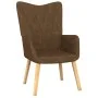 Sillón de relax con reposapiés tela marrón de , Sillones - Ref: Foro24-327537, Precio: 113,52 €, Descuento: %