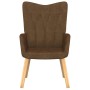 Sillón de relax con reposapiés tela marrón de , Sillones - Ref: Foro24-327537, Precio: 117,08 €, Descuento: %