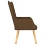 Sillón de relax con reposapiés tela marrón de , Sillones - Ref: Foro24-327537, Precio: 113,52 €, Descuento: %