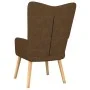 Sillón de relax con reposapiés tela marrón de , Sillones - Ref: Foro24-327537, Precio: 113,52 €, Descuento: %