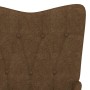 Sillón de relax con reposapiés tela marrón de , Sillones - Ref: Foro24-327537, Precio: 117,08 €, Descuento: %