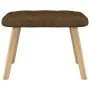 Sillón de relax con reposapiés tela marrón de , Sillones - Ref: Foro24-327537, Precio: 113,52 €, Descuento: %