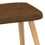 Sillón de relax con reposapiés tela marrón de , Sillones - Ref: Foro24-327537, Precio: 117,08 €, Descuento: %
