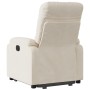 Sillón eléctrico reclinable elevable tela microfibra beige en Sillones | Comprar online en Foru.es