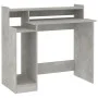 Escritorio LED madera contrachapada gris hormigón 97x45x90 cm de , Escritorios - Ref: Foro24-805556, Precio: 66,74 €, Descuen...