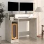 Escritorio LED madera contrachapada gris hormigón 97x45x90 cm de , Escritorios - Ref: Foro24-805556, Precio: 66,74 €, Descuen...