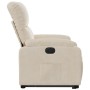 Sillón eléctrico reclinable elevable tela microfibra beige en Sillones | Comprar online en Foru.es