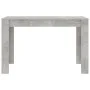 Mesa de comedor de madera de ingeniería gris 120x60x76 cm de , Mesas de cocina y de comedor - Ref: Foro24-800436, Precio: 79,...