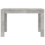 Mesa de comedor de madera de ingeniería gris 120x60x76 cm de , Mesas de cocina y de comedor - Ref: Foro24-800436, Precio: 80,...
