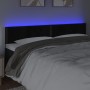 Cabecero con LED de terciopelo negro 180x5x78/88 cm de , Cabeceros y pies de cama - Ref: Foro24-3121534, Precio: 54,40 €, Des...