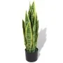 Planta sansevieria artificial con macetero 65 cm verde de vidaXL, Flora artificial - Ref: Foro24-244428, Precio: 45,73 €, Des...