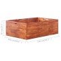Arriate de madera de acacia 150x100x50 cm de , Maceteros y jardineras - Ref: Foro24-44024, Precio: 170,08 €, Descuento: %