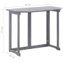 Muebles de bistró de jardín 4 piezas madera maciza acacia gris de , Conjuntos de jardín - Ref: Foro24-3057867, Precio: 480,99...