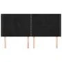 Headboard with black velvet ears 183x16x118/128 cm by , Headboards and footboards - Ref: Foro24-3119502, Price: 102,05 €, Dis...