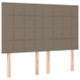 Cama box spring con colchón tela gris taupe 140x190 cm de , Camas y somieres - Ref: Foro24-3137153, Precio: 530,17 €, Descuen...