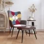Silla de relax con taburete tela patchwork de , Sillones - Ref: Foro24-328186, Precio: 97,07 €, Descuento: %