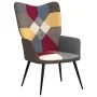 Silla de relax con taburete tela patchwork de , Sillones - Ref: Foro24-328186, Precio: 97,07 €, Descuento: %