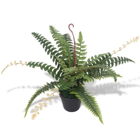 Helecho artificial con macetero 50 cm verde de vidaXL, Flora artificial - Ref: Foro24-244437, Precio: 23,16 €, Descuento: %