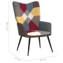 Silla de relax con taburete tela patchwork de , Sillones - Ref: Foro24-328186, Precio: 97,07 €, Descuento: %