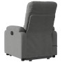 Sillón masaje eléctrico reclinable elevable tela gris oscuro en Sillones | Comprar online en Foru.es
