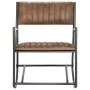 Hellbrauner Schaukelstuhl aus echtem Leder von , Schaukelstühle - Ref: Foro24-282904, Preis: 145,88 €, Rabatt: %