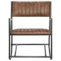 Silla mecedora de cuero auténtico marrón claro de , Mecedoras - Ref: Foro24-282904, Precio: 144,99 €, Descuento: %