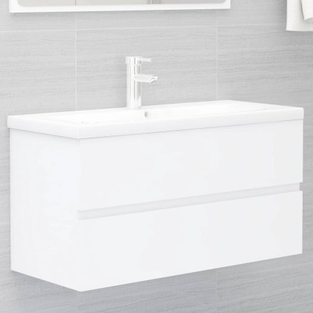 Mueble con lavabo madera de ingeniería blanco de , Tocadores de baño - Ref: Foro24-3071558, Precio: 228,34 €, Descuento: %