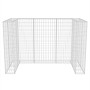 Gavión doble para cubo de basura acero 180x100x120 cm de vidaXL, Soportes para contenedores de residuos - Ref: Foro24-142559,...