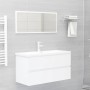 Mueble con lavabo madera de ingeniería blanco de , Tocadores de baño - Ref: Foro24-3071648, Precio: 299,90 €, Descuento: %
