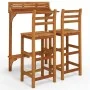Juego muebles de bar de balcón 3 piezas madera maciza de acacia de , Conjuntos de jardín - Ref: Foro24-3116002, Precio: 179,2...