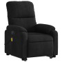 Sillón masaje eléctrico reclinable elevable tela negro en Sillones | Comprar online en Foru.es