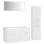 Juego de muebles de baño madera de ingeniería blanco de , Muebles de baño - Ref: Foro24-3071153, Precio: 301,83 €, Descuento: %