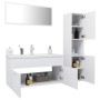 Juego de muebles de baño madera de ingeniería blanco de , Muebles de baño - Ref: Foro24-3071153, Precio: 301,83 €, Descuento: %