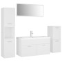 Juego de muebles de baño madera de ingeniería blanco de , Muebles de baño - Ref: Foro24-3071378, Precio: 415,44 €, Descuento: %