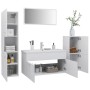 Juego de muebles de baño madera de ingeniería blanco de , Muebles de baño - Ref: Foro24-3071378, Precio: 415,44 €, Descuento: %