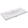 Einbauwaschbecken aus weißer Keramik, 91 x 39,5 x 18,5 cm von , Sinkt - Ref: Foro24-145063, Preis: 173,11 €, Rabatt: %