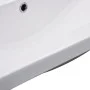 Lavabo encastrado de cerámica blanco 91x39,5x18,5 cm de , Lavabos - Ref: Foro24-145063, Precio: 173,11 €, Descuento: %