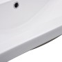 Lavabo encastrado de cerámica blanco 91x39,5x18,5 cm de , Lavabos - Ref: Foro24-145063, Precio: 191,02 €, Descuento: %