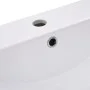 Lavabo encastrado de cerámica blanco 91x39,5x18,5 cm de , Lavabos - Ref: Foro24-145063, Precio: 173,11 €, Descuento: %