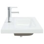 Lavabo empotrado con grifo cerámica blanco 91x39x18 cm de , Lavabos - Ref: Foro24-148626, Precio: 272,72 €, Descuento: %