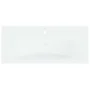 Recessed sink with white ceramic faucet 91x39x18 cm by , Sinks - Ref: Foro24-148626, Price: 259,25 €, Discount: %