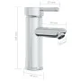 Recessed sink with white ceramic faucet 91x39x18 cm by , Sinks - Ref: Foro24-148626, Price: 259,25 €, Discount: %