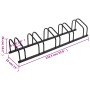 Bicicletero para 5 bicicletas acero negro de , Bases y soportes para almacenar bicicletas - Ref: Foro24-154425, Precio: 52,25...