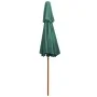 Sombrilla de dos pisos 270x270 cm con palo de madera verde de vidaXL, Sombrillas - Ref: Foro24-42963, Precio: 93,28 €, Descue...