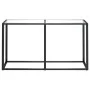 Mesa consola vidrio templado transparente 140x35x75,5cm de , Mesas auxiliares - Ref: Foro24-331674, Precio: 56,93 €, Descuent...