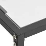 Mesa consola vidrio templado transparente 140x35x75,5cm de , Mesas auxiliares - Ref: Foro24-331674, Precio: 56,93 €, Descuent...