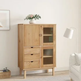 Sideboard aus massivem Kiefernholz 85x43x125 cm von , Sideboards - Ref: Foro24-351306, Preis: 299,03 €, Rabatt: %