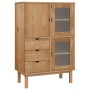 Aparador de madera maciza de pino 85x43x125 cm de , Aparadores - Ref: Foro24-351306, Precio: 285,04 €, Descuento: %