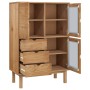 Aparador de madera maciza de pino 85x43x125 cm de , Aparadores - Ref: Foro24-351306, Precio: 285,04 €, Descuento: %